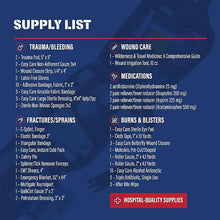 Load image into Gallery viewer, Medical MOLLE Trauma Kit 2.0 (Black Bag)