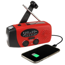 Load image into Gallery viewer, 4 in 1 Dynamo Solar NOAA Weather Band Radio and Flashlight