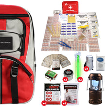 Load image into Gallery viewer, Go Bag Pro's Family Blackout Kit Backpack