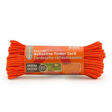 Load image into Gallery viewer, Fire Lite Utility Reflective Tinder Cord 50 ft