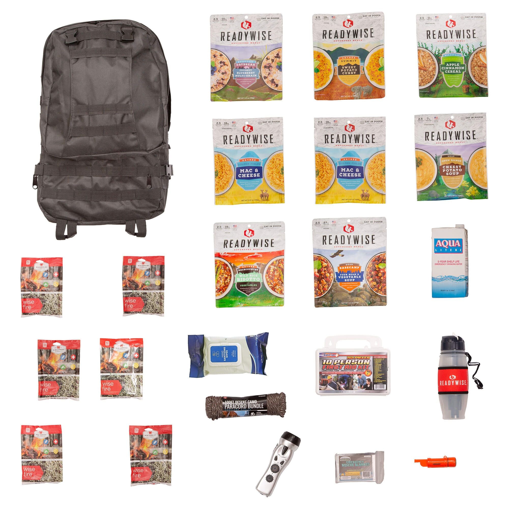 Emergency Backpack Essentials Complete 2-Day Emergency Survival Backpack – Go Bag Pros