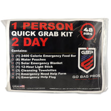 Load image into Gallery viewer, Go Bag Pros Quick Grab Kit in Resealable Bag
