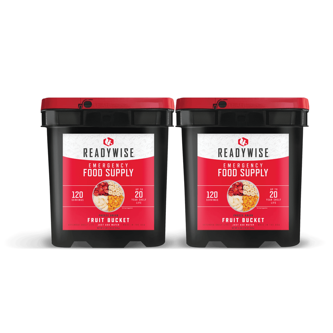 240 Serving Freeze Dried Fruit Bucket (2, 120 serving buckets)