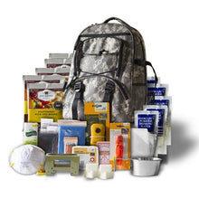 Load image into Gallery viewer, Wise Five Day Survival Kit Backpack For One Person 32 Servings Camo
